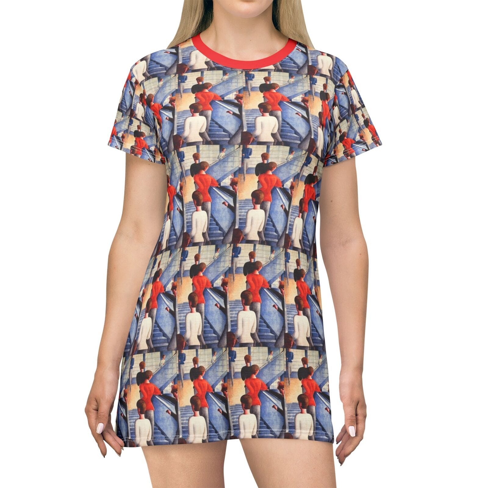 Art T Shirt Dress, Artist Oskar Schlemmer, Artwork 